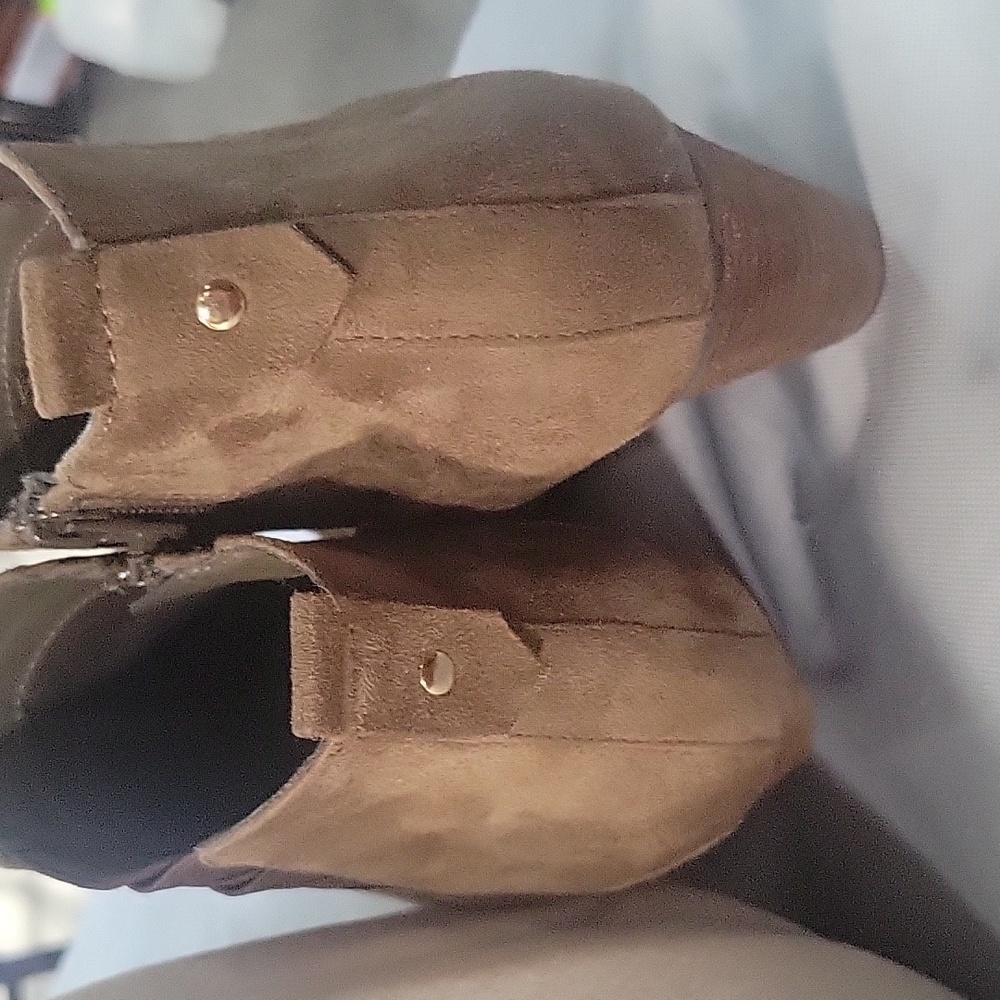 Mix No 6 SUEDE FEEL VINCEE WESTERN STYLE BOOTIES - Picture 3 of 8